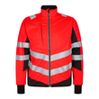 ENGEL Warnschutz- Softshelljacke Safety / Gr. 4XL,  leuchtrot/schwarz Produktbild