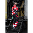 ENGEL Warnschutz- Softshelljacke Safety / Gr. M,  leuchtrot/schwarz Produktbild Additional View 2 S
