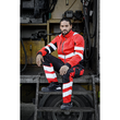 ENGEL Warnschutz- Softshelljacke Safety / Gr. M,  leuchtrot/schwarz Produktbild Additional View 3 S
