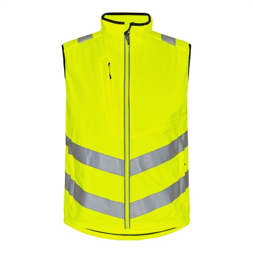 ENGEL Warnschutz- Softshellweste Safety / Gr. M,  leuchtgelb Produktbild