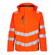 ENGEL Warnschutz-Shelljacke Safety  /  Gr. M, leuchtorange/tintenblau Produktbild