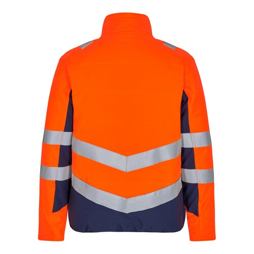 F. ENGEL Safety Stepp-Jacke Warnschutz / Gr. XS / orange-tintenblau Produktbild Additional View 1 L