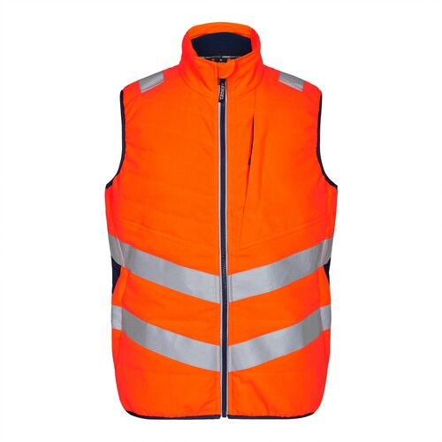 ENGEL Warnschutzweste Ripstop-Gewebe Safety / Gr. 6XL,  leuchtorange/tintenblau Produktbild