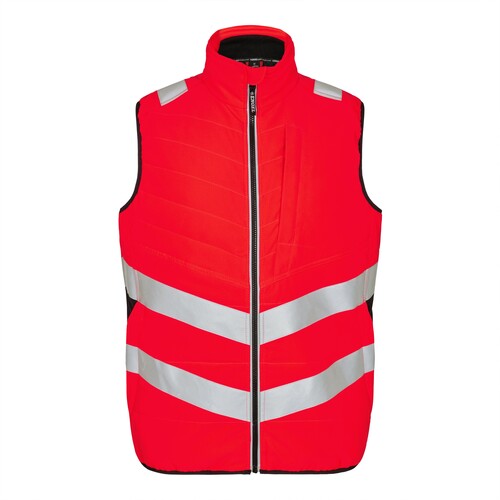 ENGEL Warnschutzweste Ripstop-Gewebe Safety / Gr. M,  leuchtrot/schwarz Produktbild