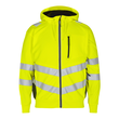 ENGEL Warnschutz- Sweatcardigan Safety / Gr. 4XL,  leuchtgelb/schwarz Produktbild