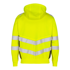 ENGEL Warnschutz- Sweatcardigan Safety / Gr. S,  leuchtgelb/schwarz Produktbild