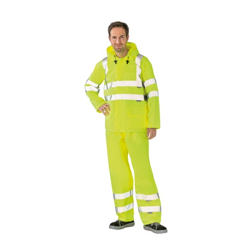 Planam Regenjacke Warnschutz / Gr. XL,  uni gelb Produktbild Additional View 4 L