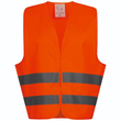 Warnweste Oskar fluoreszierend orange Produktbild