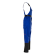 Planam Arbeits-Latzhose Weld Shield / Gr . 102, kornblumenblau/schwarz Produktbild Additional View 2 S