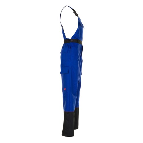 Planam Arbeits-Latzhose Weld Shield / Gr . 102, kornblumenblau/schwarz Produktbild Additional View 2 L
