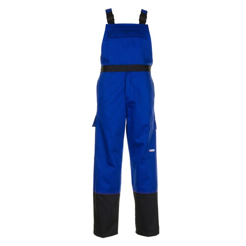 Planam Arbeits-Latzhose Weld Shield / Gr . 102, kornblumenblau/schwarz Produktbild Additional View 1 L