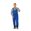 Planam Arbeits-Latzhose Weld Shield / Gr . 60, kornblumenblau/schwarz Produktbild