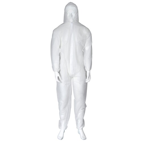 OX-ON Coverall PP Einweg-Schutzanzug / Gr. 3XL / weiß (ST=50 KARTON) Produktbild