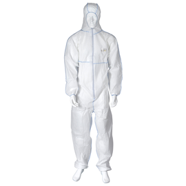 OX-ON Coverall SMS Comfort Typ 5, 6 Einweg-Schutzanzug / Gr. L / weiß Produktbild