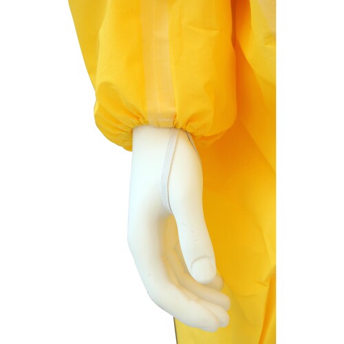 OX-ON Coverall Chem Comfort Typ 3, 4, 5, 6 Einweg-Schutzanzug / Gr. 3XL / gelb Produktbild Additional View 1 L