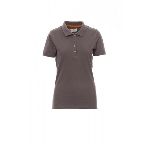 Payper VENICE LADY Damen-Poloshirt Piqué / Gr. XS / rauchgrau Produktbild Front View L