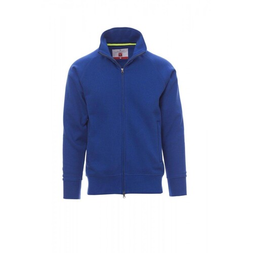 Payper PANAMA+ Sweatjacke angeraut / Gr. XS / königsblau Produktbild Front View L