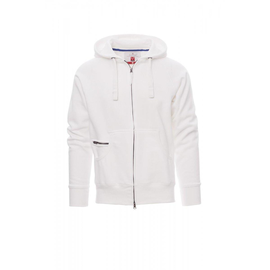 Payper DALLAS+ Sweatjacke angeraut / Gr. 4XL / weiß Produktbild