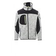 Payper TRIP Strickjacke / Gr. M / grau meliert-schwarz-fluogelb Produktbild