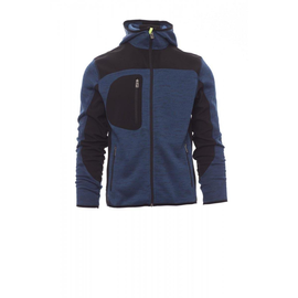 Payper TRIP Strickjacke / Gr. 2XL / blau meliert-schwarz-fluogelb Produktbild