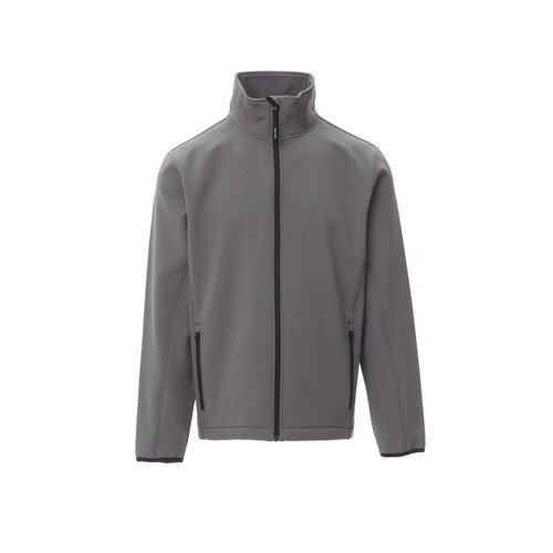 Payper PERTH Softshelljacke Mechanical- Stretch / Gr. XL / stahlgrau Produktbild Front View L