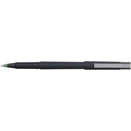 Tintenroller Uniball Micro UB-120 0,2mm grün Faber Castell 140563 Produktbild Front View L
