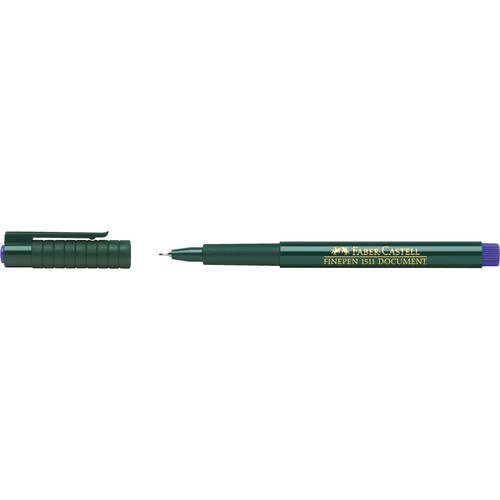Fineliner 1511 Finepen 0,4mm blau Faber Castell 151151 Produktbild Front View L