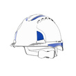 JSP Reflektierendes Kit CR2 für EVO®2/3 / blau (PACK=10 PACK) Produktbild Additional View 3 S