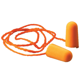 3M Einweg-Gehörschutzstöpsel "1100" mit Kordel / SNR 35 dB (PACK=100 PAARE) Produktbild