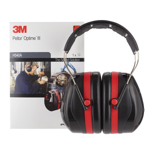 3M Kapselgehörschützer PELTOR Optime III / SNR 34 dB Produktbild Additional View 1 L