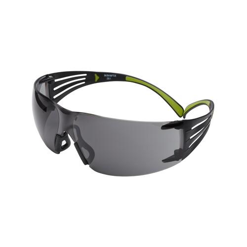 3M Schutzbrille SecureFit 400 / grau/schwarz/grün Produktbild