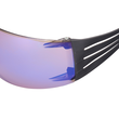 3M Schutzbrille SecureFit 400 / blau verspiegelt/schwarz/grün Produktbild Additional View 3 S