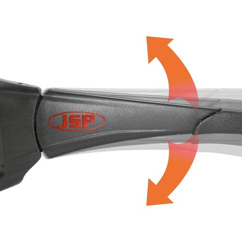 JSP Schutzbrille Stealth Hybrid / klare Scheiben Produktbild Additional View 1 L
