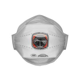 JSP Einwegmaske mit Typhoon Ventil / SpringFit 435ML FFP3 (PACK=10 STÜCK) Produktbild