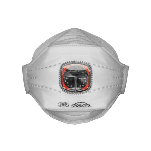 JSP Einwegmaske mit Typhoon Ventil / SpringFit 435ML FFP3 (PACK=10 STÜCK) Produktbild