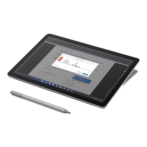 Microsoft Surface Go 4 for Business - Tablet - Intel N-series N200 / 1 GHz - Win 11 Pro - UHD Graphi Produktbild Front View L
