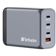 GaN-Ladegerät GNC-240 240W 4 Anschlüsse grau 100-240V Verbatim 32205 1x USB-A QC, 3x USB-C PD Produktbild Additional View 1 S