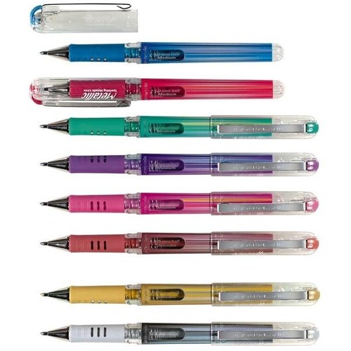 Tintenroller Hybrid Gel Grip DX 0,5mm gold Pentel K230-XO Produktbild Additional View 1 L