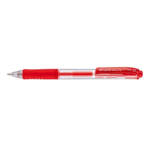 Tintenroller Hybrid Gel Grip Retractable 0,35mm rot Pentel K157-B Produktbild Additional View 1 L