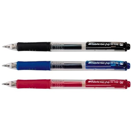 Tintenroller Hybrid Gel Grip Retractable 0,35mm rot Pentel K157-B Produktbild Additional View 2 L