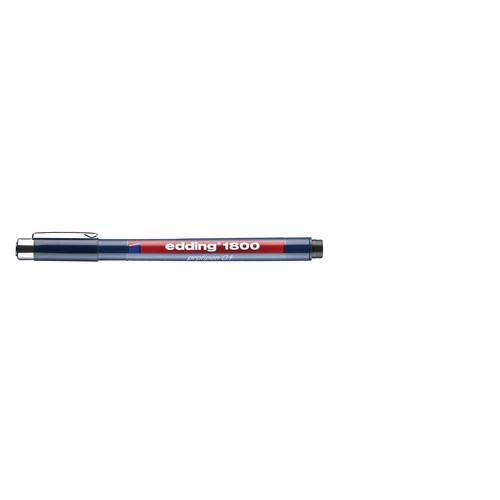 Faserzeichner 1800 Profipen 0,1mm schwarz Edding 4-180001001 Produktbild Additional View 1 L