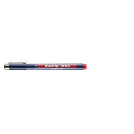Faserzeichner 1800 Profipen 0,35mm rot Edding 4-180003002 Produktbild