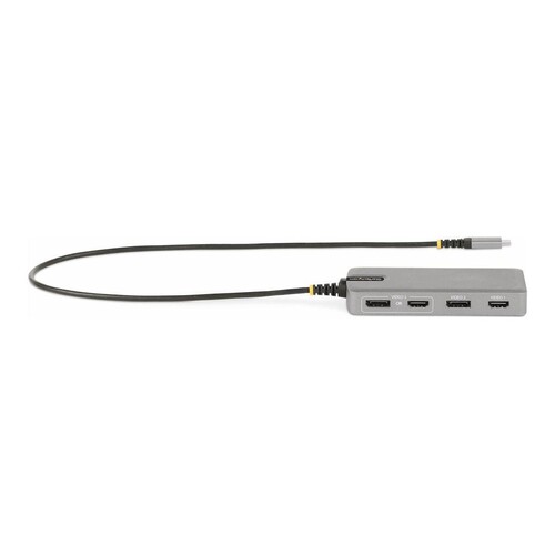 StarTech.com USB-C Triple-Monitor Multiport Adapter, Dual 4K 60Hz + 4k 30Hz HDMI & DisplayPort, 3-Po Produktbild Additional View 1 L
