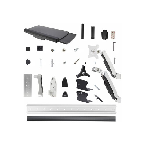 StarTech.com Wall Mount Workstation, VESA Mount For 32" Monitors (22lb/10kg) Produktbild Additional View 1 L