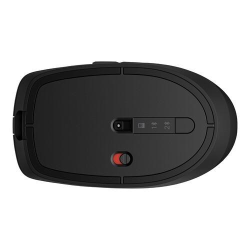 HP 715 - Maus - mehrere Geräte, wiederaufladbar - 7 Tasten - kabellos, kabelgebunden - Bluetooth 3.0 Produktbild Additional View 3 L