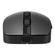 HP 715 - Maus - mehrere Geräte, wiederaufladbar - 7 Tasten - kabellos, kabelgebunden - Bluetooth 3.0 Produktbild Additional View 4 S