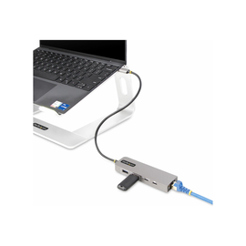 StarTech.com 3-Port USB-C Hub with 2.5 Gigabit Ethernet and 100W Power Delivery Passthrough Laptop C Produktbild