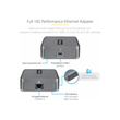 StarTech.com Thunderbolt 3 to Ethernet Adapter, 10GbE, Multi-Gigabit, Thunderbolt 3 to RJ45 Network Produktbild Additional View 1 S