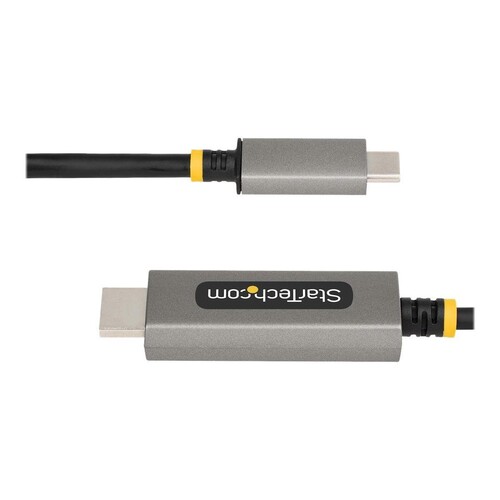 StarTech.com 3ft (1m) USB-C to HDMI Adapter Cable, 8K 60Hz, 4K 144Hz, HDR10, USB Type-C to HDMI 2.1 Produktbild Additional View 2 L