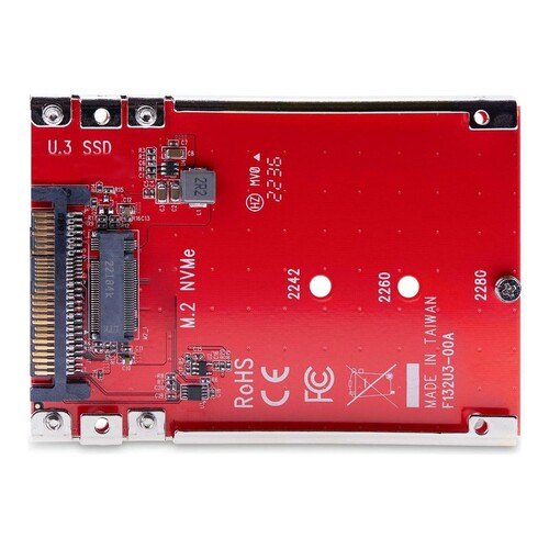 StarTech.com M.2 to U.3 Adapter, For M.2 NVMe SSDs, PCIe M.2 Drive to 2.5inch U.3 (SFF-TA-1001) Produktbild Additional View 4 L